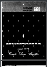 Amplificatore stereo console Marantz modello 1070 manuale di servizio 24 pagine rilegato a pettine
