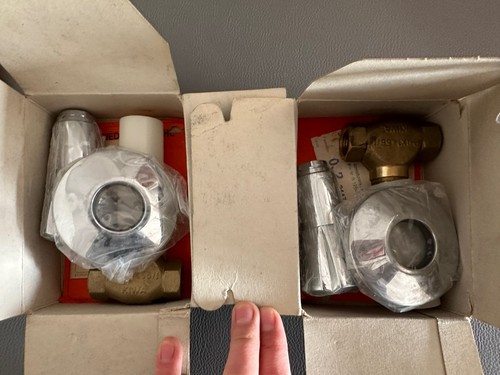 Kit valvole idrauliche ottone