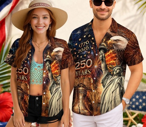 Camicia hawaiana luglio usa - hawaiana, 4