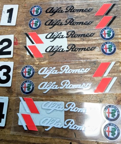 Alfa romeo sticker - alfa, color
