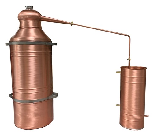 Alambicco distillatore rame - alambicco, in