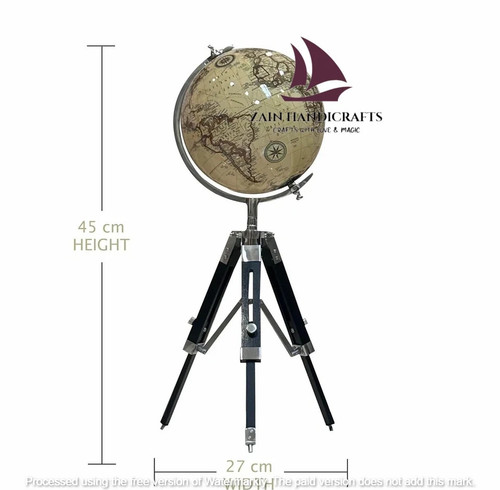 Zain antico treppiede globo - treppiede,