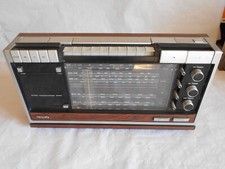 Radiocassetta Portatile Vintage Philips Stereo Radioregistratore RR800 Ricambi Riparazione