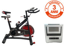 SPIN BIKE A CINGHIA BICI DA SPINNING A CASA VOLANO 24KG  COMPUTER MULTIFUNZIONE