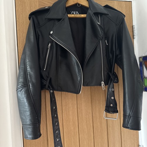 Zara giacca biker donna nera - donna,