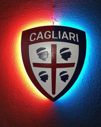 Lampada stemma logo cagliari - -,