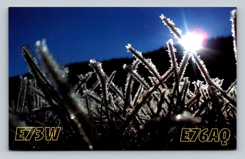 Radioamatore qsl e73w - radioamatore, e76aq