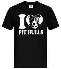 T-shirt I love Pitbulls