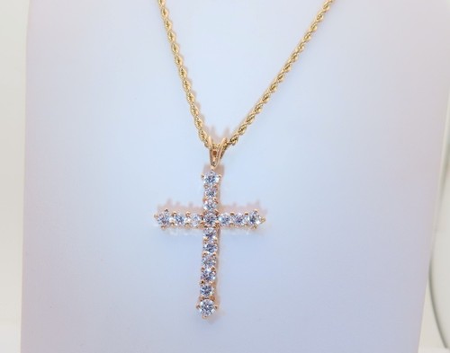 Solid gold cross - solid,
