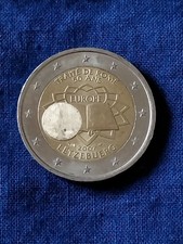 moneta 2 € Euro LUSSEMBURGO 50° trattato ROMA - circolata OTTIMA Letzebuerg