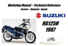 Suzuki RG125 RG125H Manuale