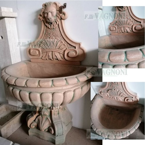 Fontana leone cemento - leone, in
