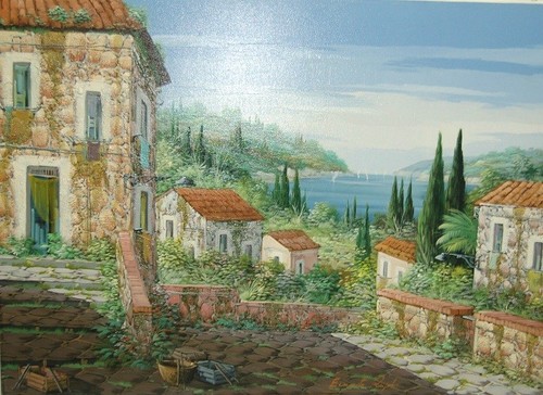 Ernesto rispoli olio tela - su,