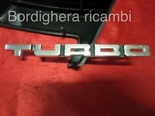 FERRARI 208 TURBO SIGLA SCRITTA STEMMA BADGE EMBLEM SCRIPT COFANO POSTERIORE