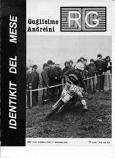 advertising Pubblicità -STIVALI RG--G.ANDREINI  1977-REGOLARITA VINTAGE ENDURO