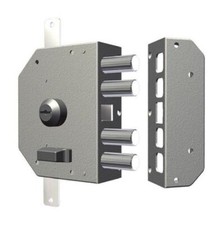 SERRATURA TRIPLICE DI SICUREZZA CILINDRO A POMPA CR ART.3250 CHIAVE DX