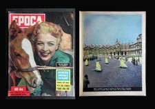 EPOCA n. 192– 1954  VESPA Club  moto raduno a Parigi - Torvajanica adv Sigarette