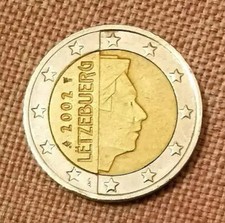 Moneta euro lussemburgo 2002 - euro,