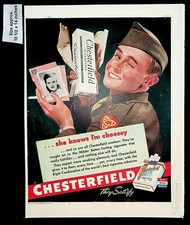 1944 Chesterfield Cigarettes