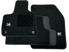 Tappetini compatibili per Peugeot 5008 II dal 2017 2 ricami