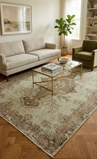 Tappeto turco vintage oushak - tappeto,