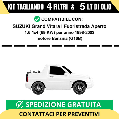 Tagliando per suzuki grand - suzuki,
