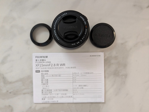 Obiettivo fujifilm 23mm - fujifilm, xf