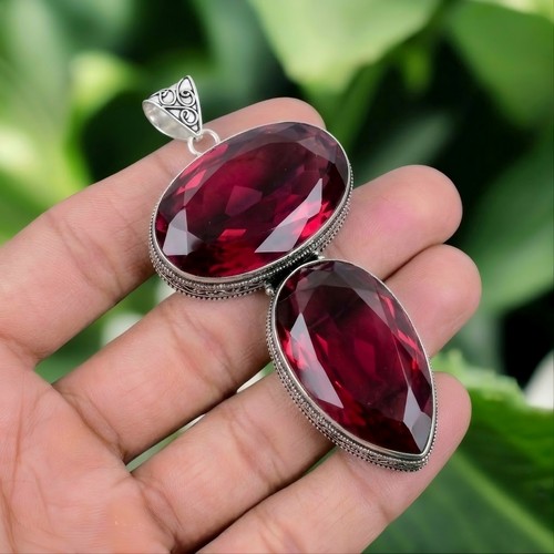 Ciondolo argento con pietra - argento,