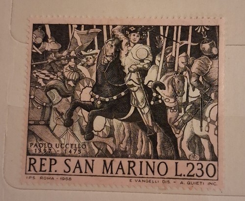 Francobollo repubblica san - francobollo,