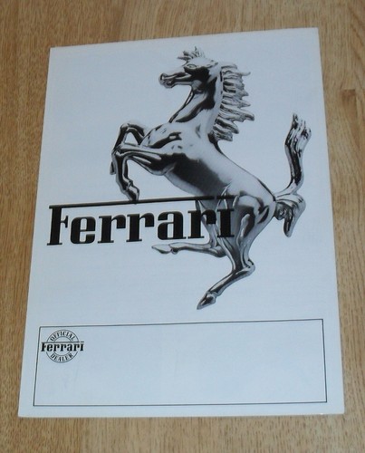 Brochure ferrari range 1981 - ferrari,