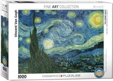 Puzzle Starry Night Van Gogh 1000 pz puzzle di Eurographics 680 mm x 480 mm