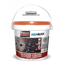 Rubson Silicone liquido 5kg Terracotta imperm. protezione Aquablock Tetti Camper