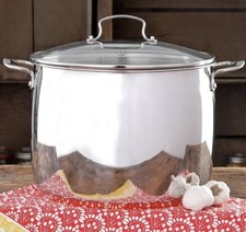 Pioneer Donna 16 Qt. Nuovo Pentola stock in acciaio inox con base in rame
