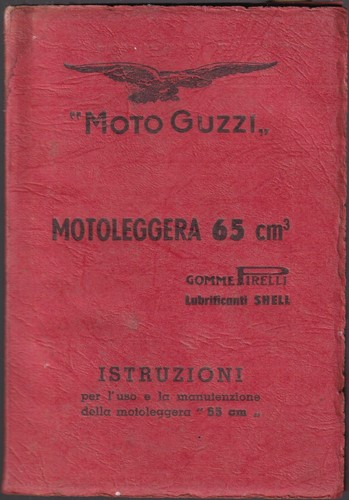 Moto guzzi motoleggera - moto,
