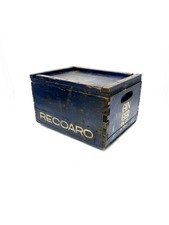 Cassetta pubblicitaria Recoaro Gingerino in legno anni ’60 vintage 