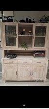 credenza vintage shabby bianco