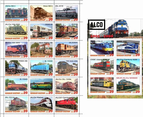 Foglio francobolli blocco alco - foglio, francobolli+blocco