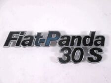 214103 12928 FREGIO LOGO STEMMA SCRITTA "FIAT PANDA 30 S" COFANO PORTELLO POSTER