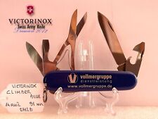 COLTELLINO VICTORINOX CLIMBER BLUE 91MM 14 FUNZ SWISS ARMY KNIFE LOGOS