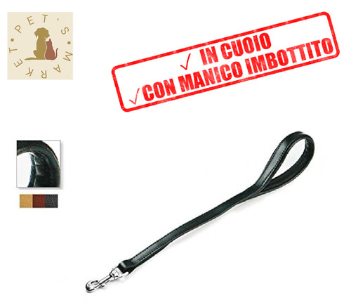 Guinzaglio cuoio per cane - cuoio,