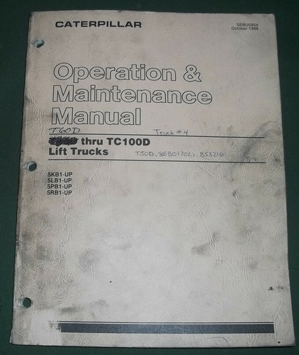 Caterpillar t60d tc60d - tc60d, t70d