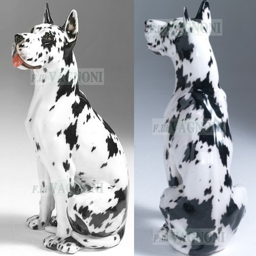 Statua cane ceramica alano - statua,