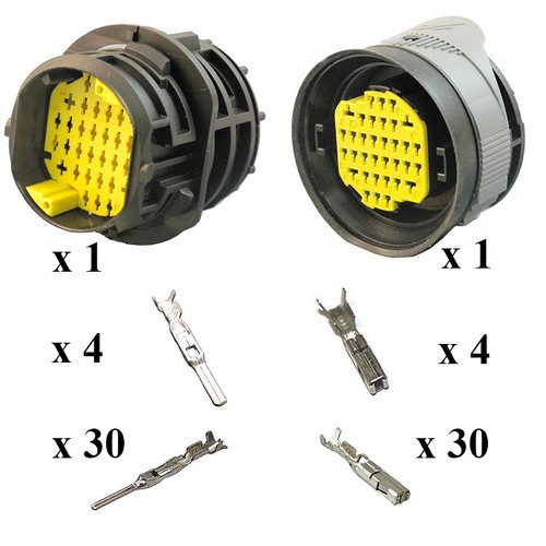Kit connettore maschio femmina - connettore,