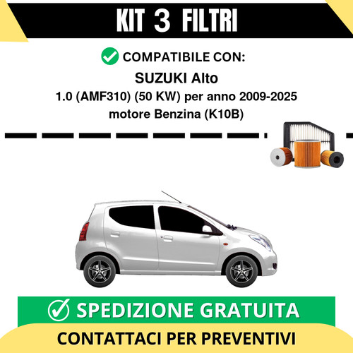 Kit filtri tagliando per - 3,