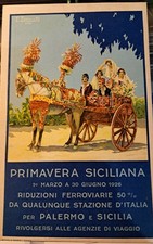 CARTOLINA  FASCISMO   PRIMAVERA SICILIANA 1926    FP NV