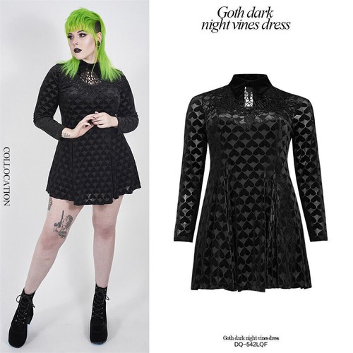 Punk rave goth dark - dark, dresses