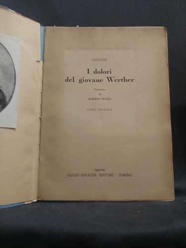 Dolori del giovane - del, werther