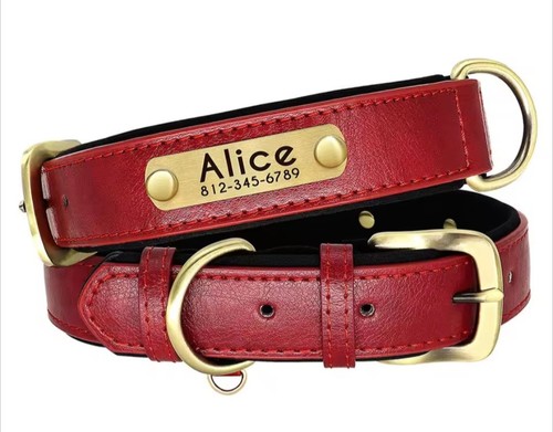 Collare per cane pelle - cane, con