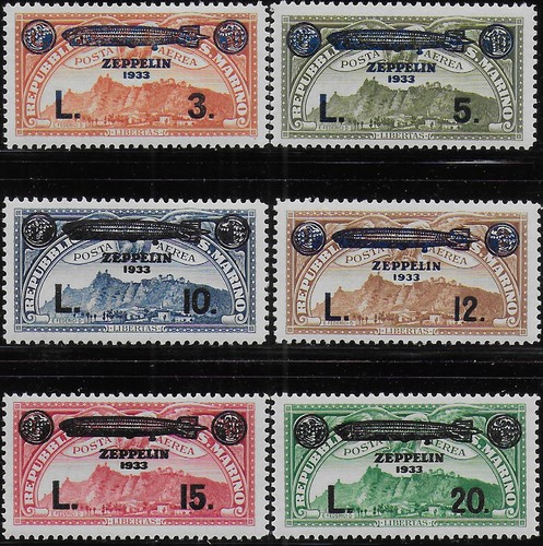 1933 san marino zeppelin - san,