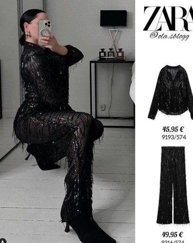 Camicia nera zara nuova - nera, con
